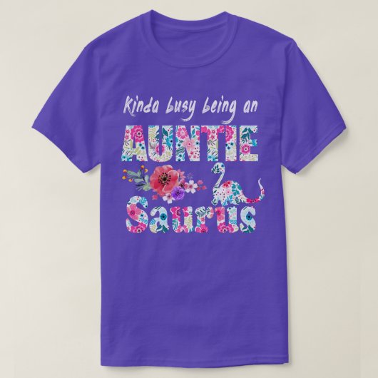 Auntie Saurus T-shirt (Design voorkant)