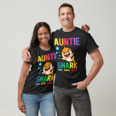 Auntie Shark Auntie Shark Lover Familie Moeder Da T-shirt (Unisex)