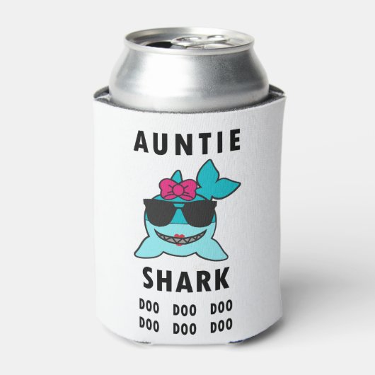 AUNTIE SHARK DOO DOO DOO BLIKJESKOELER (Blikje Voorkant)