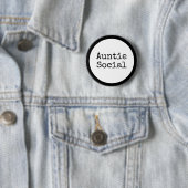 Auntie Social Ronde Button 5,7 Cm (In situ)