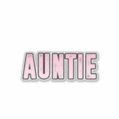 Auntie Sticker (Voorkant)
