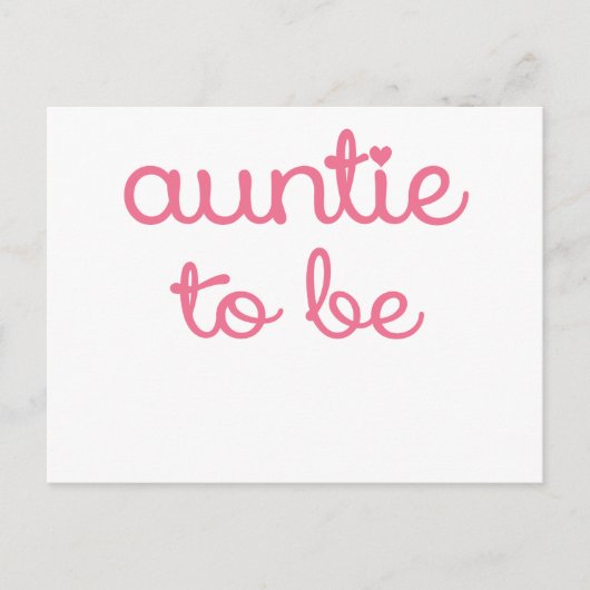 AUNTIE TE BE.png Briefkaart (Voorkant)