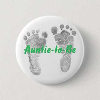 Auntie-to-be Ronde Button 5,7 Cm