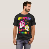 Auntie van de Baby haaienouderdom _7  T-shirt (Voorkant volledig)