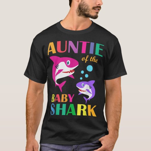 Auntie van de Baby-vogelhaai, losse haaienvlek T-shirt (Voorkant)