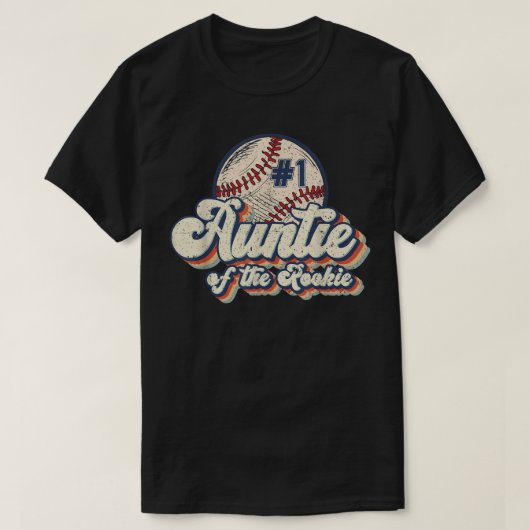 Auntie van de Rookie T-shirt Rookie Rookie van het (Design voorkant)