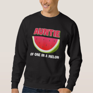 Auntie van één op de meloenfamilie die watermelo a trui