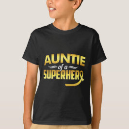 Auntie van een superheld kinderkankerbewustzijn t-shirt