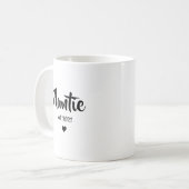 Auntie Zwangerschapsuitkondiging Gift Koffiemok (Voorkant links)