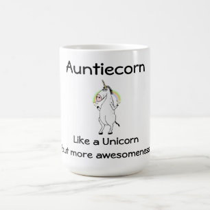 Auntiecorn Unicorn Koffiemok