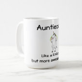 Auntiecorn Unicorn Koffiemok (Voorkant links)