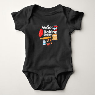 Auntie's Baking Buddy Baby, Baby Romper
