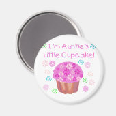 Auntie's Cupcake Magneet (Voorkant / Achterkant)