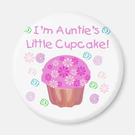 Auntie's Cupcake Magneet (Voorkant)