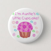 Auntie's Cupcake Ronde Button 5,7 Cm (Voorkant)