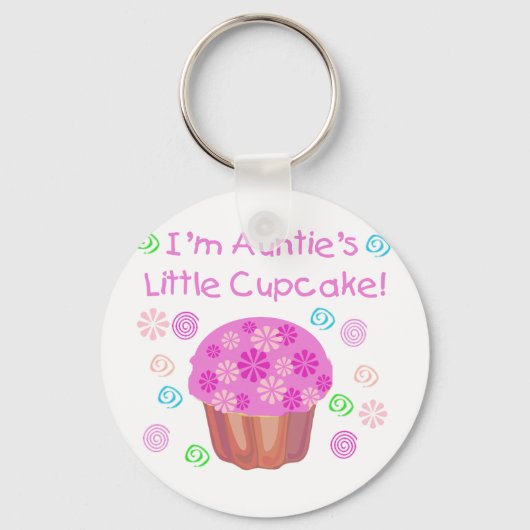 Auntie's Cupcake Sleutelhanger (Voorkant)