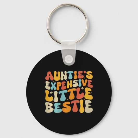 Auntie's Expensive Little Ie, Funny New Aunt Nephe Sleutelhanger (Voorkant)