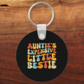 Auntie's Expensive Little Ie, Funny New Aunt Nephe Sleutelhanger (Voorkant)