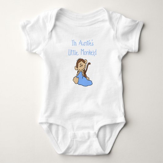 Auntie's kleine aap romper (Voorkant)