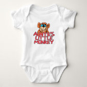 Auntie's kleine aap romper (Voorkant)