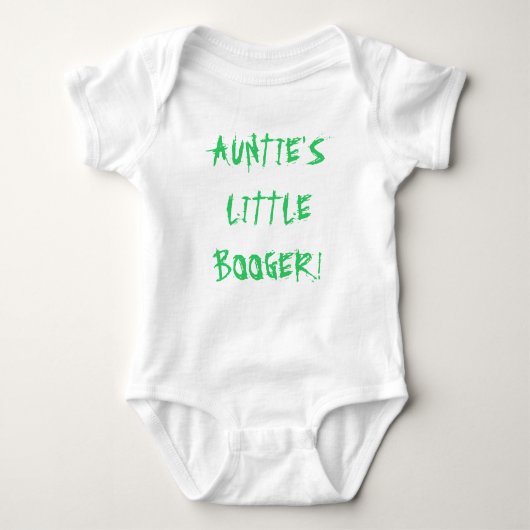 AUNTIE'S KLEINE BOOGER! ROMPER (Voorkant)