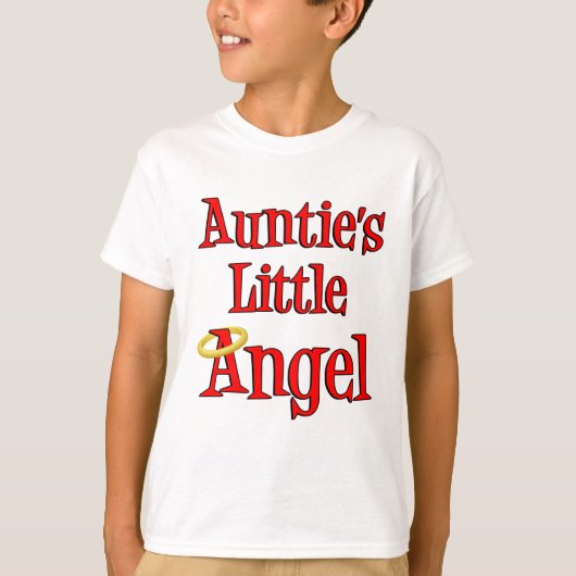 Auntie's Little Angel T-shirt (Voorkant)