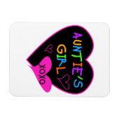 Aunties Meisje shirten, mokken, petten en nog veel Magneet (Horizontaal)