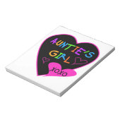 Aunties Meisje shirten, mokken, petten en nog veel Notitieblok (Linkerzijde)