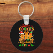 Auntie's Xmas Cookie Baking Crew Funny Baker Ginge Sleutelhanger (Voorkant)