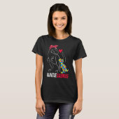 Auntiesaurus Rex Dinosaur Auntie Saurus Autism Awa T-shirt (Voorkant volledig)