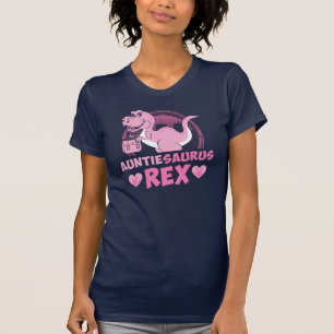Auntiesaurus Rex Dinosaur Gift voor tante T-shirt