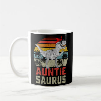 Auntiesaurus T Rex Dinosaur Auntie Saurus Family Koffiemok