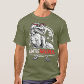 Auntiesaurus T shirt T rex Auntie Saurus Women (Voorkant)