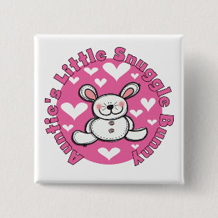 AUNTIESNUGGLEBUNNY.png Vierkante Button 5,1 Cm