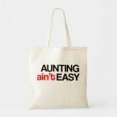 Aunting Ain niet Easy Canvas tas (Voorkant)