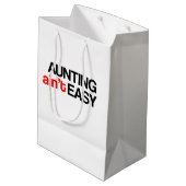 Aunting Ain niet Easy Gift Bag Medium Cadeauzakje (Achterkant Gekanteld)