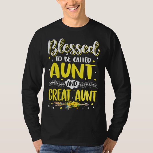 Aunts Great Aunt Mother s Day From Nephew Niece T-shirt (Voorkant)