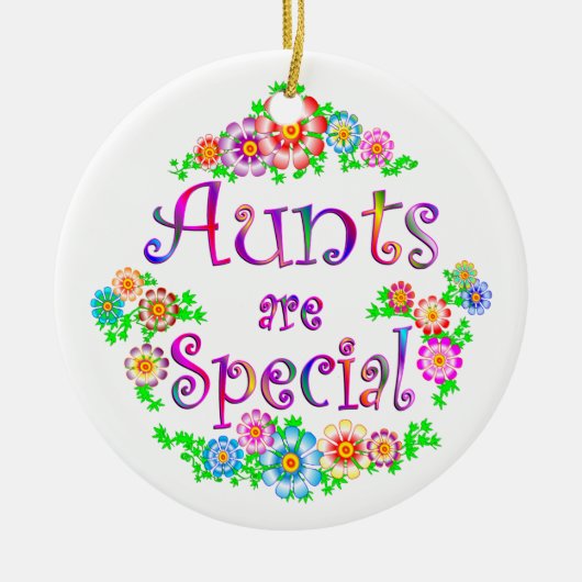 AUNTS zijn speciaal Keramisch Ornament (Voorkant)