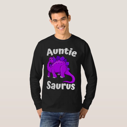 Auntsaurus Aunt Dinosaur  Dino T-shirt (Voorkant volledig)