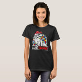 Auntsaurus Rex Dinosaur Autism Aunt Saurus Family T-shirt (Voorkant volledig)