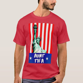 AUNTTIFA grafische familie retro T-shirt