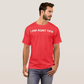 AUNTTIFA print vintage retro T-shirt (Voorkant volledig)