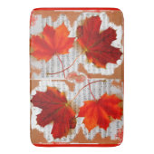 Auntumn Leaves met Muziek Badmat (Voorkant Verticaal)