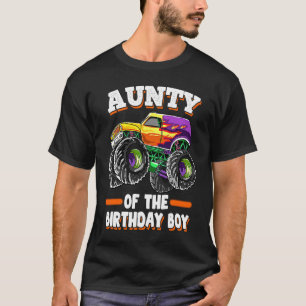 Aunty Monster Truck Wome van de Aunty-Jongen T-shirt