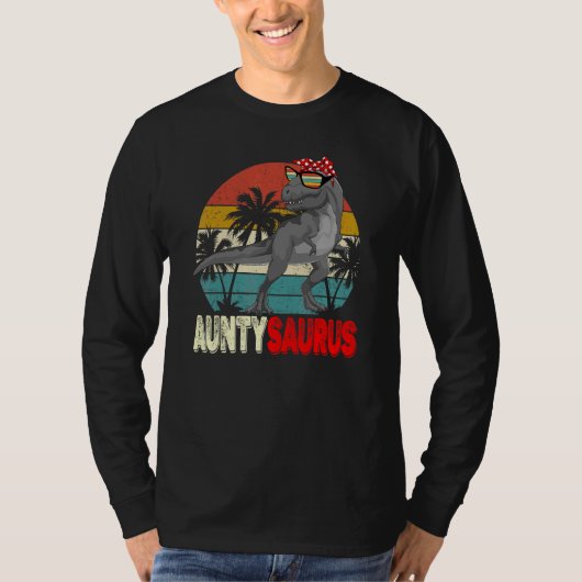 Auntysaurus Rex Dinosaur Aunty Saurus T-shirt (Voorkant)