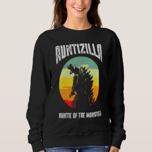 Auntzilla tante van de zon van de monsters Retro Trui