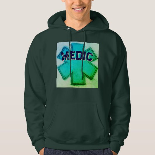 Auqa Mannen Medic Hoodie (Voorkant)