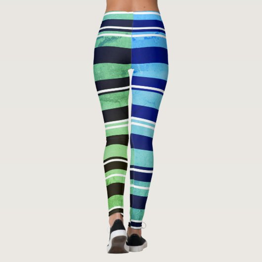 Auqa Stripes Leggings (Achterkant)