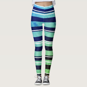 Auqa Stripes Leggings