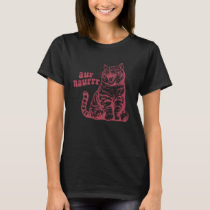 Aur Naur Grappig Aur Naur Meme Kat Vintage Dier Sa T-shirt
